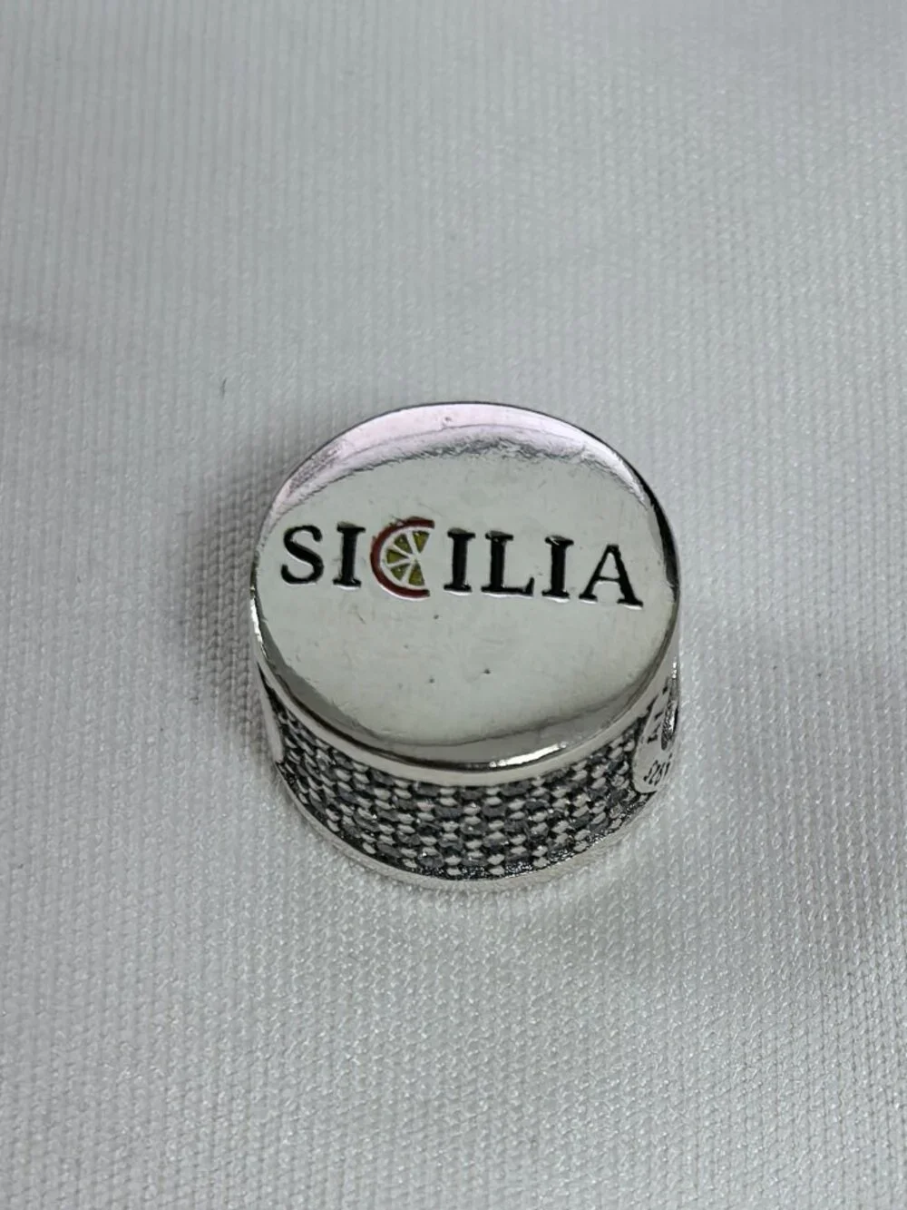 Pandora Sicilia Bead Exclusive Charm Pendant, S925 Silver Jewelry